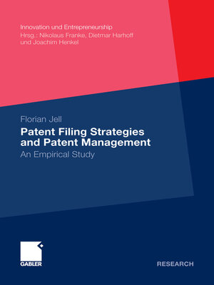 cover image of Patent Filing Strategies and Patent Management